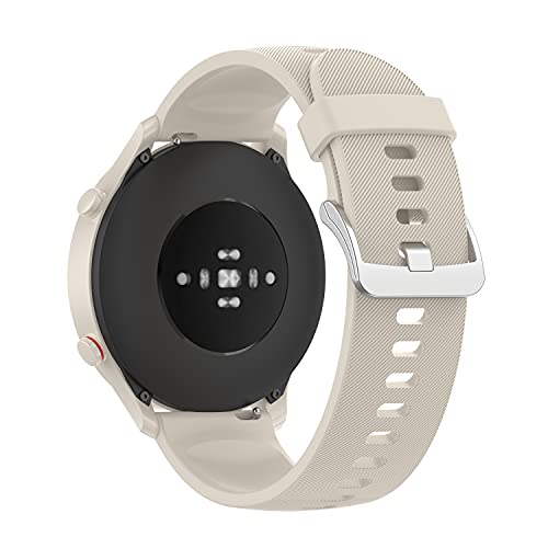 TopTen Correa de reloj compatible con Xiaomi Mi Watch Color/Mi Watch Sport/Haylou RT LS05S Correa, Silicona Sport Pulsera Accesorios de Reemplazo Pulsera Ajustable, Silicona,