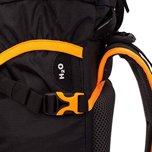 Trangoworld Mochila Ski Tour 28 Ft, Unisex, Negro/Flúor Orange, Talla única