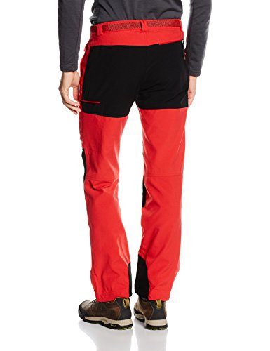 Trangoworld Wall UA Pant. Largo, Hombre, Rojo/Negro, XL