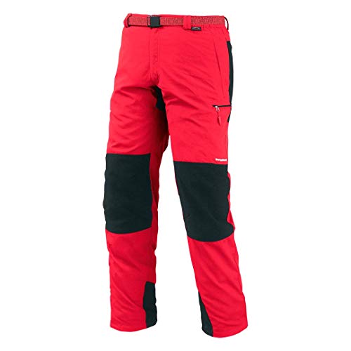 Trangoworld Wall UA Pant. Largo, Hombre, Rojo/Negro, XL