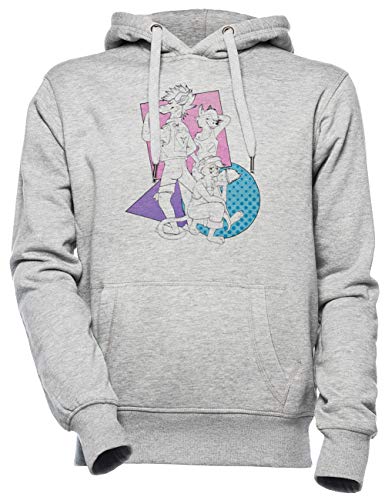 Trans Orgullo punkies - Peludo Unisexo Hombre Mujer Sudadera con Capucha Gris Unisex Men's Women's Hoodie