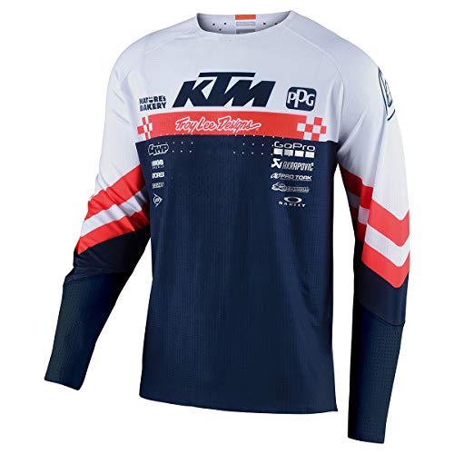 Troy Lee Designs Maillot de Motocross Oficial KTM SE Ultra Factory Team - Azul - L