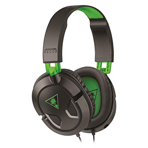 Turtle Beach Ear Force Recon 50X Binaural Diadema Negro, Verde - Auriculares con micrófono (PC/Juegos, Binaural, Diadema, Negro, Verde, Xbox One, Playstation 4, PC, Mac, Alámbrico)