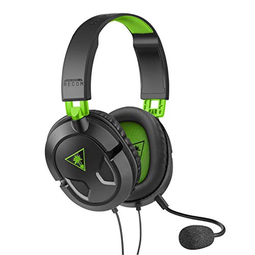 Turtle Beach Ear Force Recon 50X Binaural Diadema Negro, Verde - Auriculares con micrófono (PC/Juegos, Binaural, Diadema, Negro, Verde, Xbox One, Playstation 4, PC, Mac, Alámbrico)