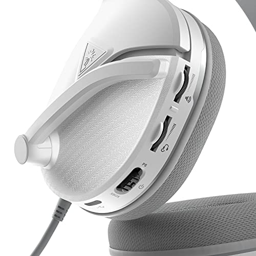 Turtle Beach Recon 200 Blanco Auriculares de Juego Amplificados - PS5, PS4, Xbox Series X|S, Xbox One, Nintendo Switch y PC (PlayStation 5)