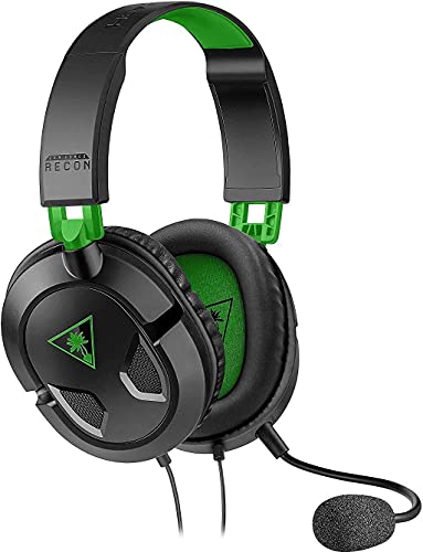 Turtle Beach Recon 50X Auriculares Gaming Xbox One, PS4, PS5, Nintendo Switch y PC, Negro / Verde