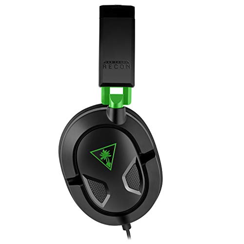 Turtle Beach Recon 50X Auriculares Gaming Xbox One, PS4, PS5, Nintendo Switch y PC, Negro / Verde