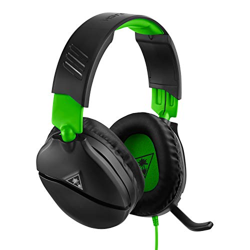 Turtle Beach Recon 70X Auriculares Gaming Xbox One, PS4, PS5, Nintendo Switch y PC, Negro/Verde