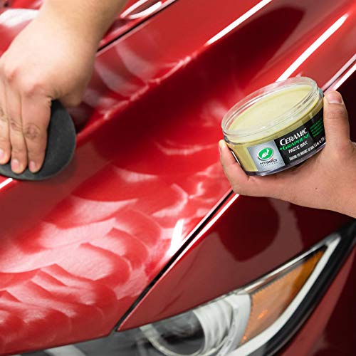 Turtle Wax TW53683 TW53967 Hybrid Solutions Ceramic Graphene Cera en Pasta Premium, 10 Ceras infundidas para Automóvil 156gr