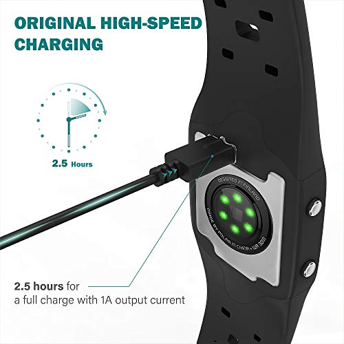 TUSITA Cargador Compatible con Polar M430 Smartwatch - USB Cable de Carga 3,3ft 100cm - GPS Relojes Accesorios