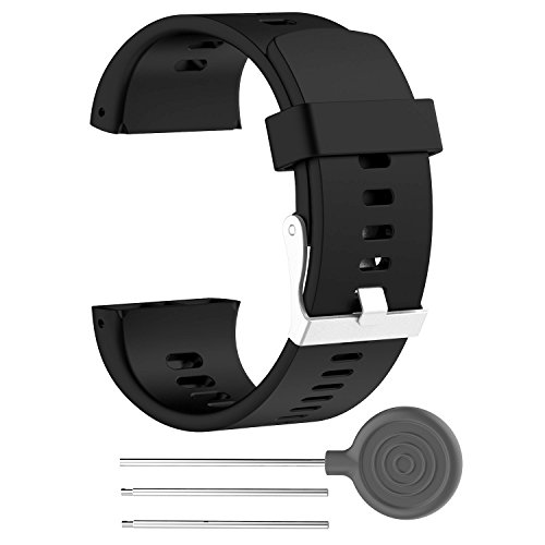 TUSITA Correa para Polar V800 - Banda de Silicona de Repuesto - Accesorios de Reloj Inteligente GPS