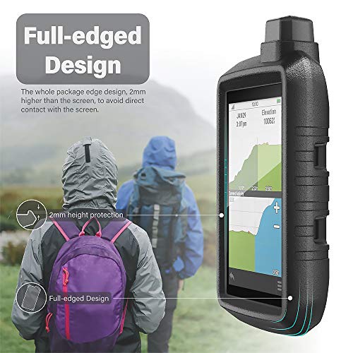 TUSITA Funda Compatible con Garmin Montana 700 - Protectora de Silicona Skin - Accesorios de Navegador GPS de Mano