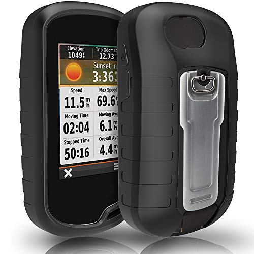 TUSITA Funda para Garmin Oregon 600 600t 650 650t 700 750 750t - Case Protectora de Silicona - Accesorios GPS de Mano (Negro)