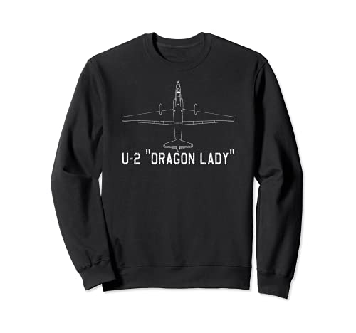 U-2 Recon Aircraft Jet Spy Plane Classic USA Warplane Regalo Sudadera