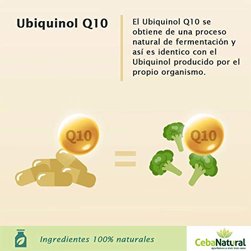 Ubiquinol 100mg - 75 Cápsulas (Kaneka QH CoQ10 bio-activo) - Entrega Gratis