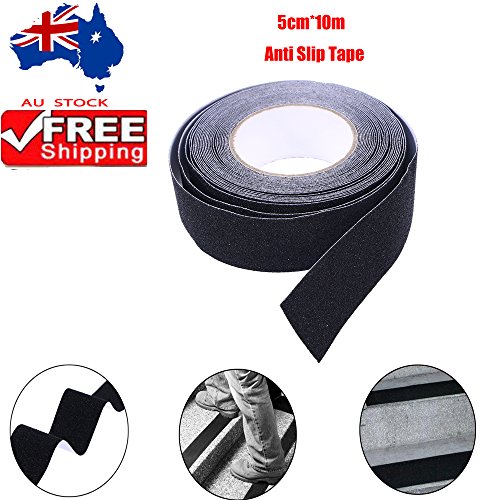 UEETEK 10M High Grip Anti Slip Tape Non Slip Adhesive Backed Tape (Negro)