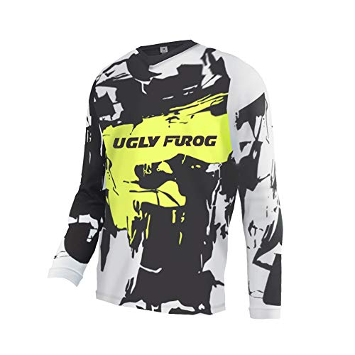 UGLY FROG 2019-2020 Manga Larga Lana Maillot Ciclismo De Hombre Bici Invierno Térmico Ropa De Triatlon Transpirables/MTB Downhill Jersey SJFRL01