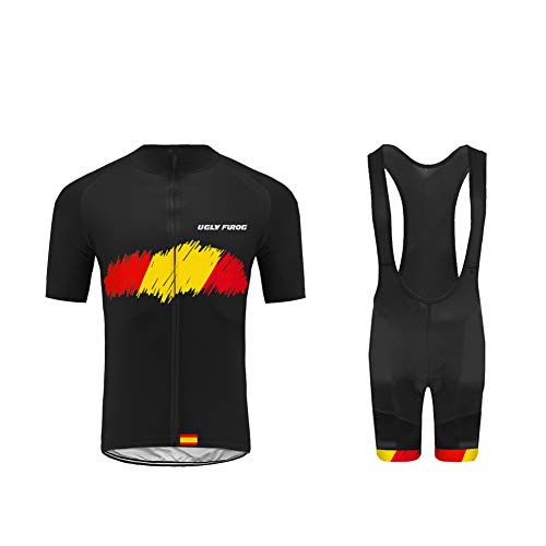 UGLY FROG Bike Wear Ciclismo Maillot Hombres Team Ciclismo Ropa Jersey Bib Shorts Kit Camisa de Secado rápido Ropa al Aire Libre de la Bicicleta