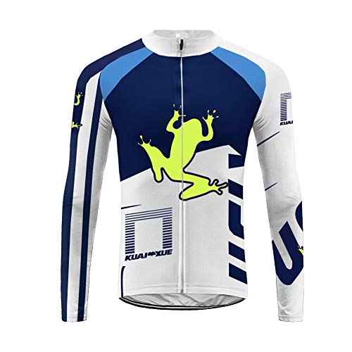 UGLY FROG Bike Wear Maillot Bicicleta Hombre Invierno Maillot Ciclismo Manga Larga para Hombres con Bolsillos