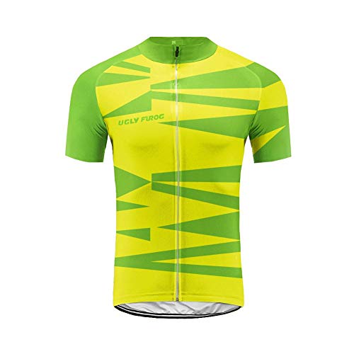 UGLY FROG Camisetas de Ciclismo de Manga Corta de Hombres Respirables Tops para Bicicleta, Motorista, Bicicleta DXMX05F