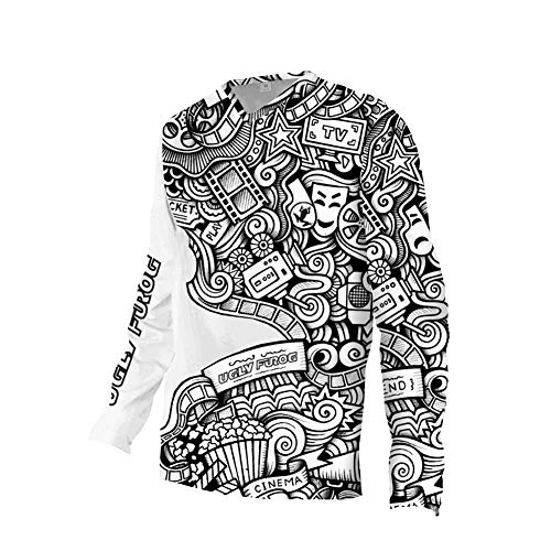 UGLY FROG MTB Manga Larga Downhill Jersey De Descenso Bicicleta De Primavera&otoño MontañalMaillots Deportes y Aire Libre