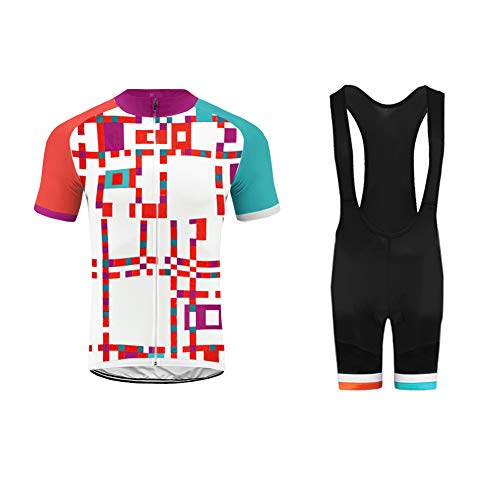 UGLY FROG Ropa Conjunto Traje Equipacion Ciclismo Hombre Verano con 3D Acolchado De Gel, Maillot Ciclismo + Pantalon/Culote Bicicleta para MTB Ciclista Bici