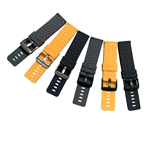 UHUA Correa de Reloj de Goma de Silicona de 24 mm Ajuste for suunto 9 / Banda de Reloj de baro Suunto 7 Reloj de Reloj Spartan Spartan Band Traverse Strap