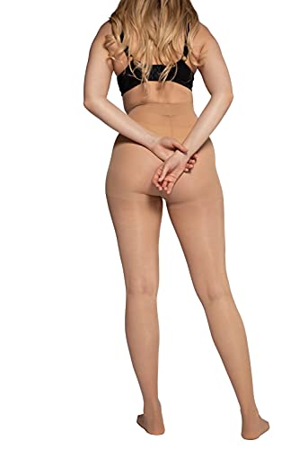 Ulla Popken Stützstrumpfhose Liguero, 40 DEN, Transparente (Teint 26), XXX-Large (Talla del Fabricante: 56+) para Mujer