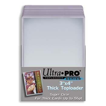 Ultra Pro 25 3 x 4 Toploader Thick - 55pt - Clear - Top Loader - MTG Yu-Gi-Oh!