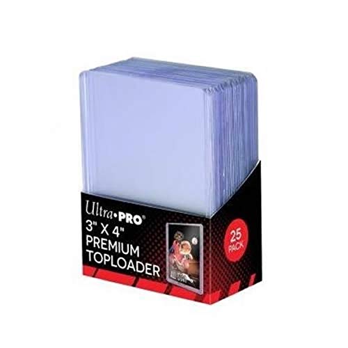 Ultra Pro E-81145 Toploader Holder Premium (All Clear) (25pcs), Adultos Unisex