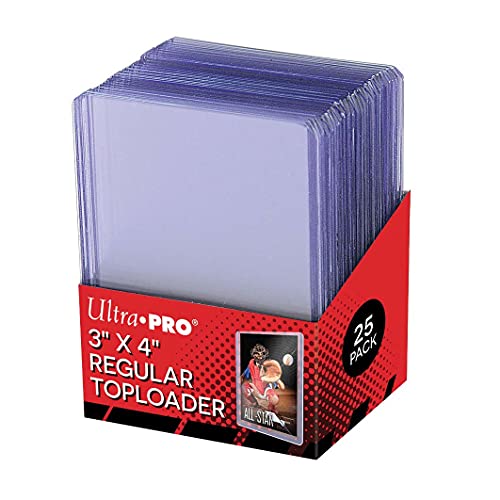 Ultra Pro Toploaders 3 x 4 Claro Regular CT25 Juego de Cartas