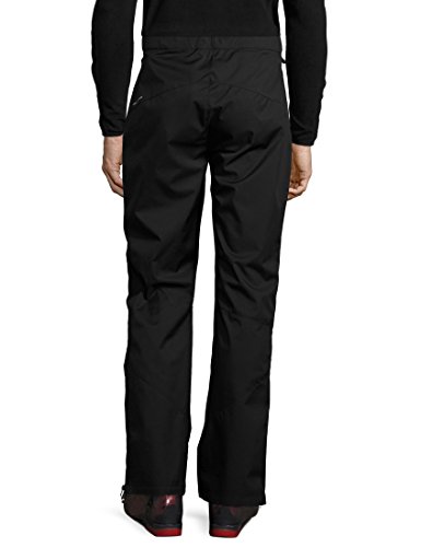 Ultrasport Basic Sobrepantalones para hombre Chris, pantalones de nieve para hombre, pantalones de invierno y pantalones funcionales, adecuados para los deportes de invierno y el día a día, Negro, M