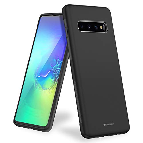 UNBREAKcable Funda para Samsung Galaxy S10 - Suave TPU Mate Ultrafina Elegante Anti-Rasguño Antiarañazos Antihuellas Resistente Protección Carcasa Funda para Samsung Galaxy S10 Negro Mate – 6.1”