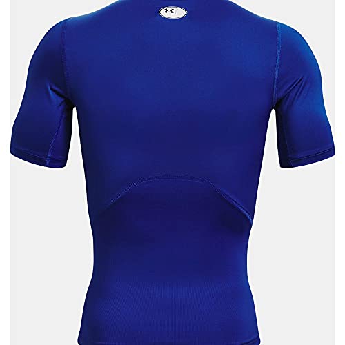 Under Armour Camiseta de compresión Heatgear para Hombre, Hombre, Camiseta, 1361518-400, Royal/White 400, Large