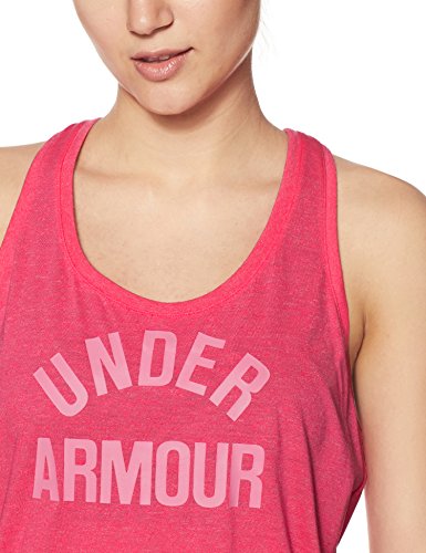 Underarmour - Under armourthreadborne - Camiseta de Deporte - Pink Shock/Metallic Silver/Metallic Silver