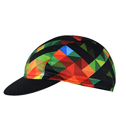 Unisex Cycling Cap, Vintage Multi Color Ligero, Transpirable, Anti-Sudor Sombreros Summer Under Helmet Cap para Andar en Bicicleta