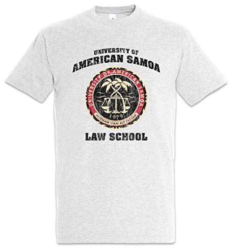 Urban Backwoods University of American Samoa Camiseta De Hombre T-Shirt Gris Talla XL