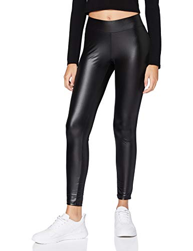 Urban Classics Ladies Imitation Leather Leggings, Negro, XXXL para Mujer