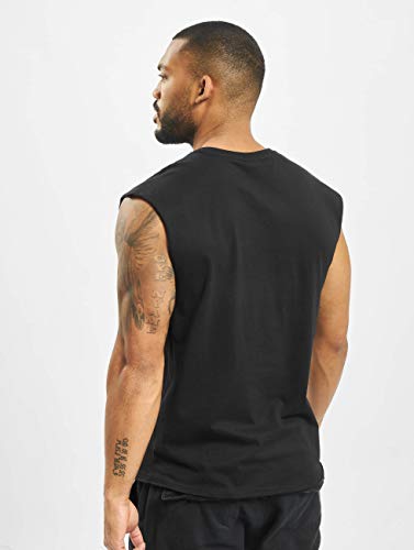 Urban Classics Open Edge Sleeveless tee Camiseta, Negro (Black 7), XL para Hombre