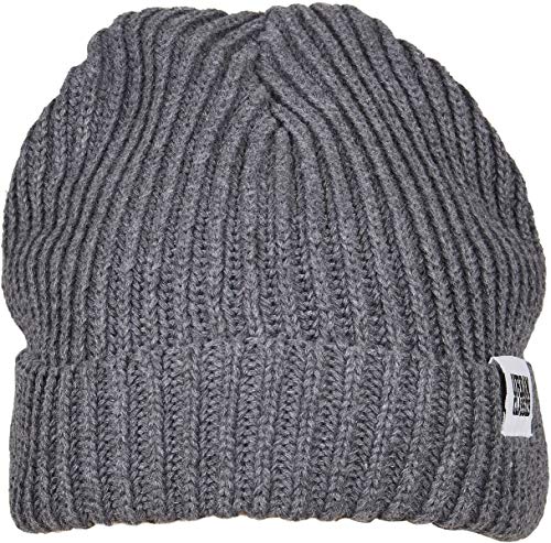 Urban Classics Recycled Yarn Fisherman Beanie Boina, Asfalto, Talla única Unisex Adulto