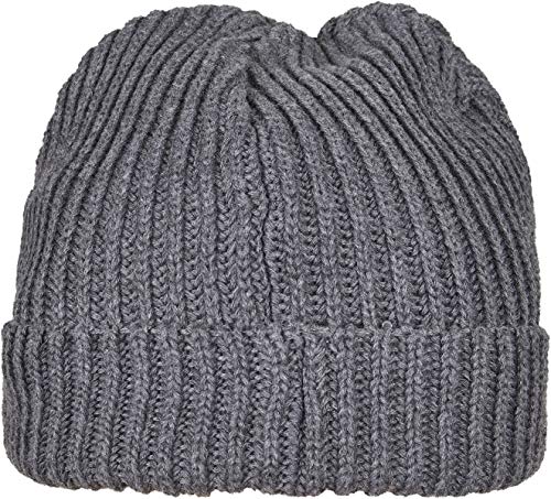 Urban Classics Recycled Yarn Fisherman Beanie Boina, Asfalto, Talla única Unisex Adulto