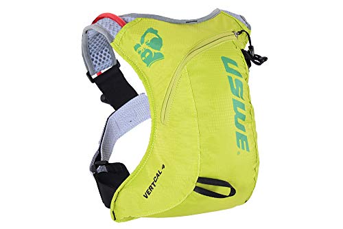 USWE Sports Paquete de hidratación Vertical 4 sin Cuchilla, Amarillo, 4 litros