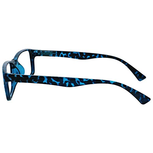 Uv Reader Gafas De Lectura Azul Carey Lectores Valor Pack 4 Hombres Mujeres Uvr4092Bl +1,50 4 Unidades 88 g