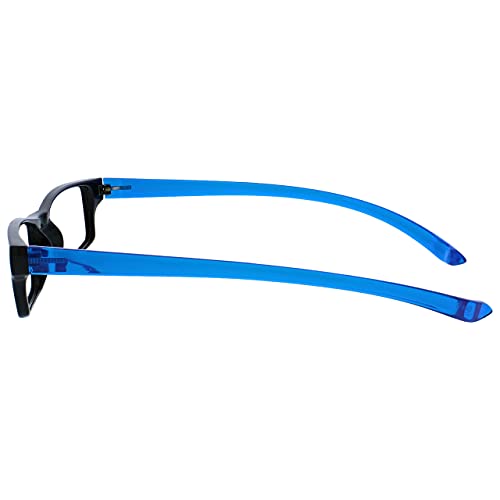 Uv Reader Negro Azul Brillante Cuello Gafas De Lectura Hombres Mujeres Uvr020 +1,50 50 g