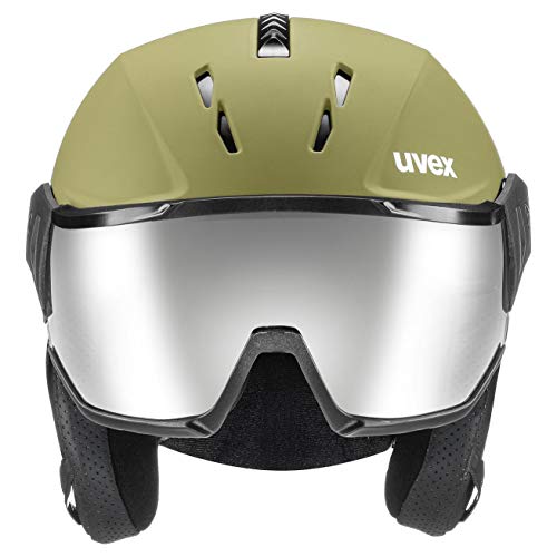 uvex instinct visor Casco de esquí, Adultos unisex, croco mat, 56-58 cm