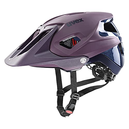 Uvex Quatro integrale Casco de Bicicleta, Adultos Unisex, Plum Navy Mat, 52-57 cm