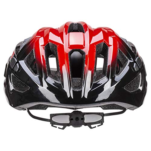 uvex Race 7 Casco de Bicicleta, Adultos Unisex, Black Red, 56-61 cm