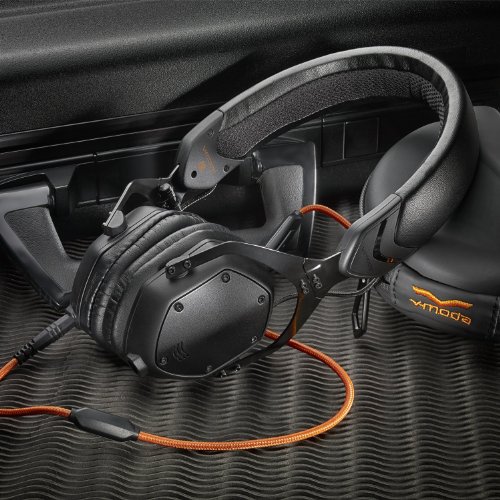 V-MODA XS-Metal Noise Isolating - Auriculares de diadema cerrados (control remoto integrado), negro