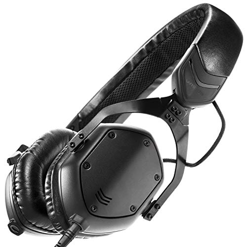 V-MODA XS-Metal Noise Isolating - Auriculares de diadema cerrados (control remoto integrado), negro