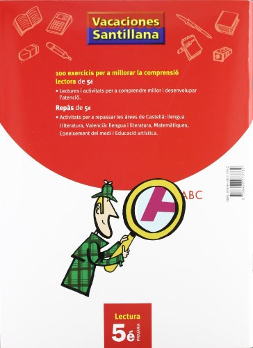 Vacaciónes Santillana 100 Exercicis Per a Millorar La Compresio Lectora 5 Rpm - 9788498073782